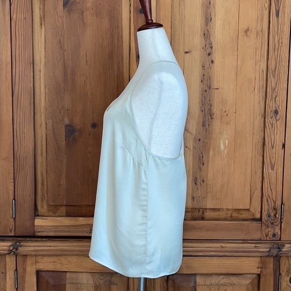 NWT Mango Satin Effect Viscose Sage Tank Camisole Blouse Sz. MD - Picture 4 of 16